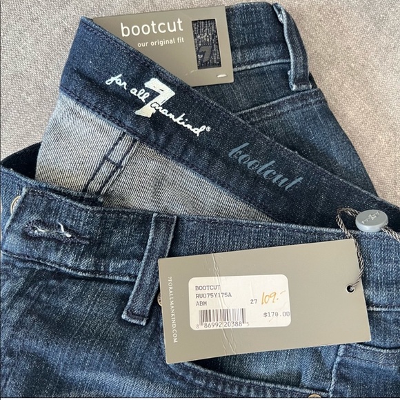 NWT 7 For All Mankind Original Bootcut Jean - Picture 7 of 7